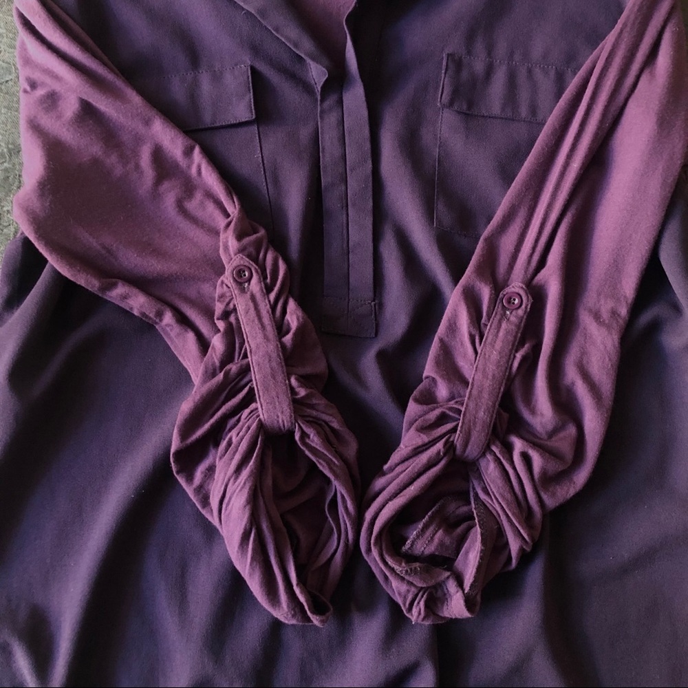 Under Skies Contrast Blouse - Picture 3 of 6